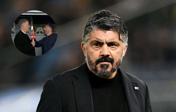 Gattuso's Tense Clash with Commentator After Defeat