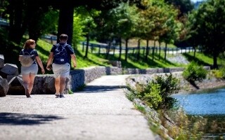 Туристы ищут убежище в горах Хорватии